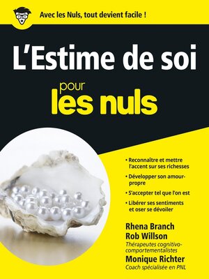 cover image of L'Estime de soi pour les Nuls
